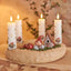 Klarborg LED Adventskerze - Der Weihnachtsmann & Rotkehlchen 