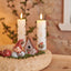Klarborg LED Adventskerze - Der Weihnachtsmann & Rotkehlchen 
